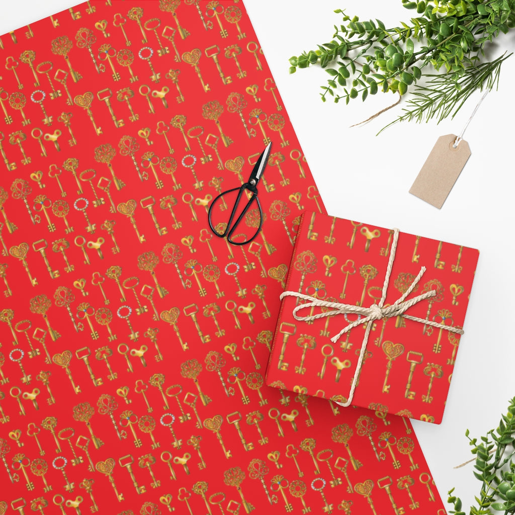 "I Got the Keys" Real Estate Wrapping Paper